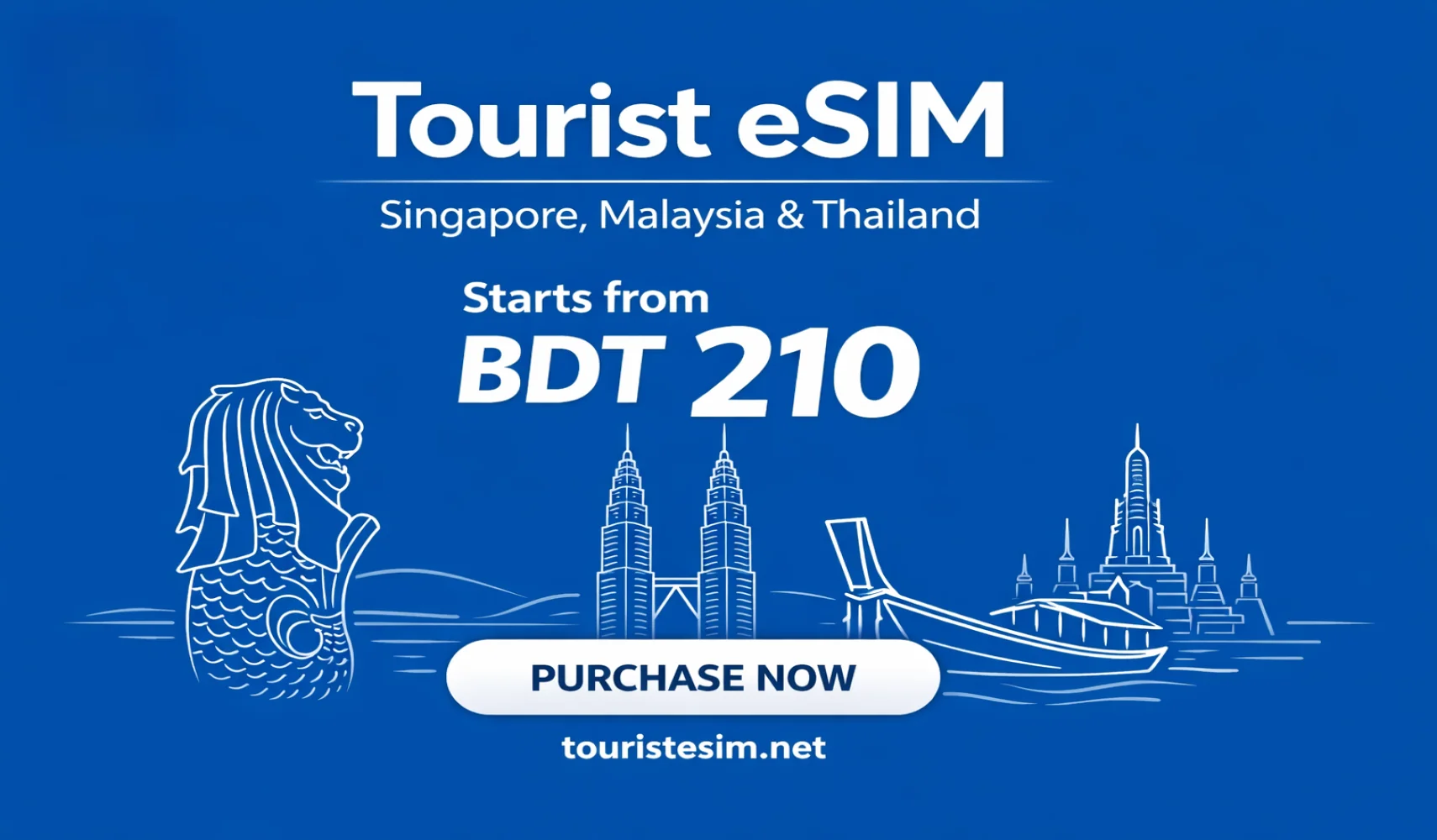 Travel eSIM for Bangladeshi Travelers: Singapore, Malaysia & Thailand Guide (2026)