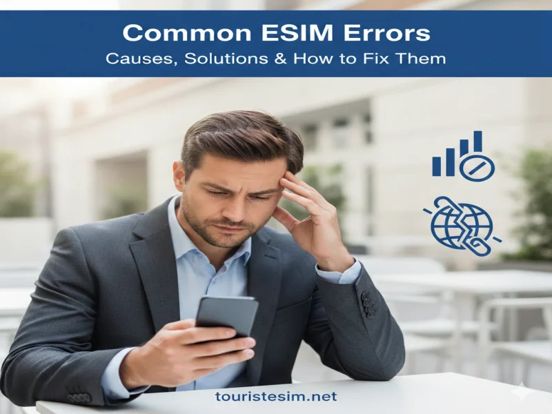 Common eSIM Error,  Causes, Solutions & How to Fix Them