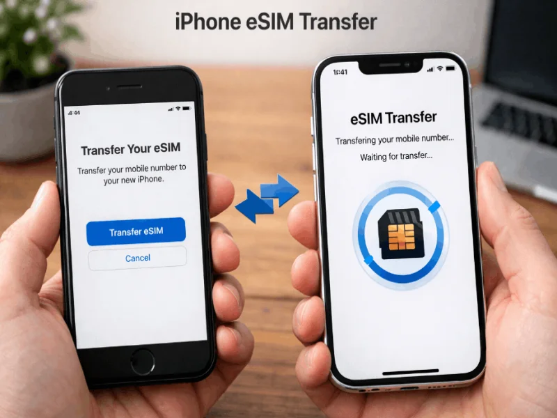 Step-by-Step Guide to Transfer eSIM Between iPhones Easily