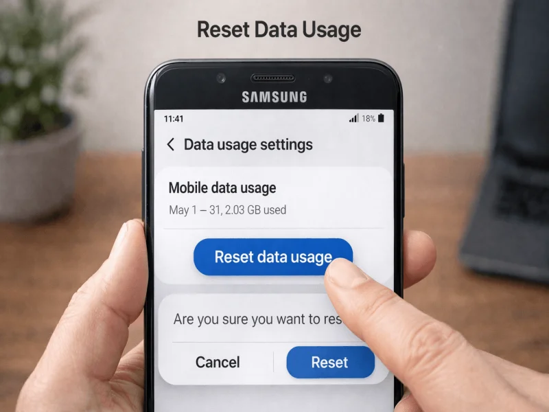 How to Easily Reset Data Usage on Your Samsung Device