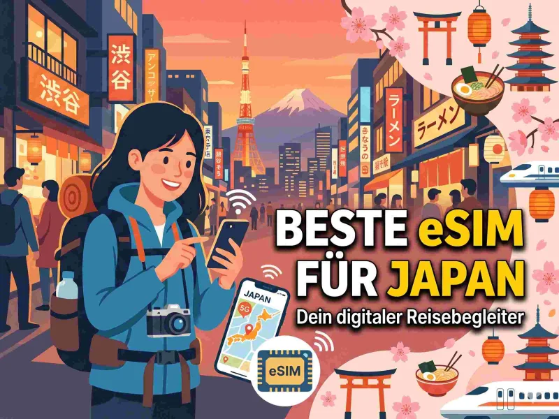 Beste eSIM für Japan 2026 - Deutschland