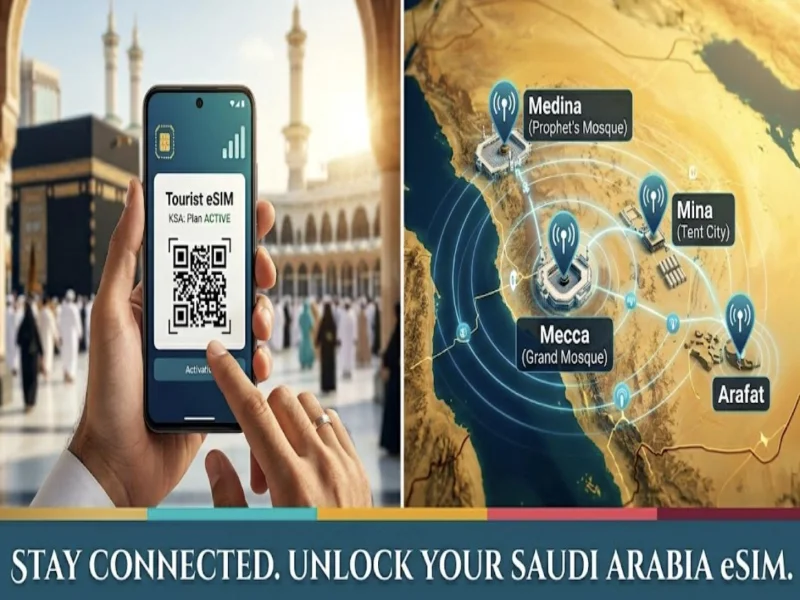 Best Saudi Arabia eSIM for Hajj 2026: Stay Connected in Mecca, Medina & Mina