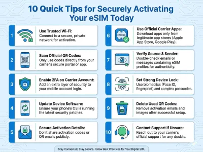 10 Quick Tips for Securely Activating Your eSIM Today