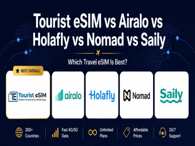 Tourist eSIM vs Airalo vs Holafly vs Nomad vs Saily: 2026