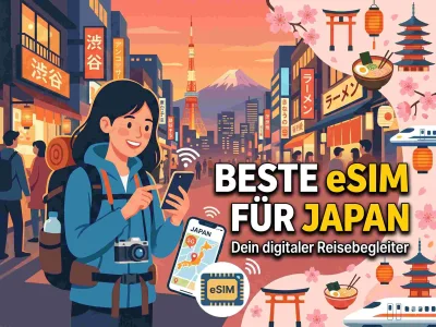 Beste eSIM für Japan 2026 - Deutschland