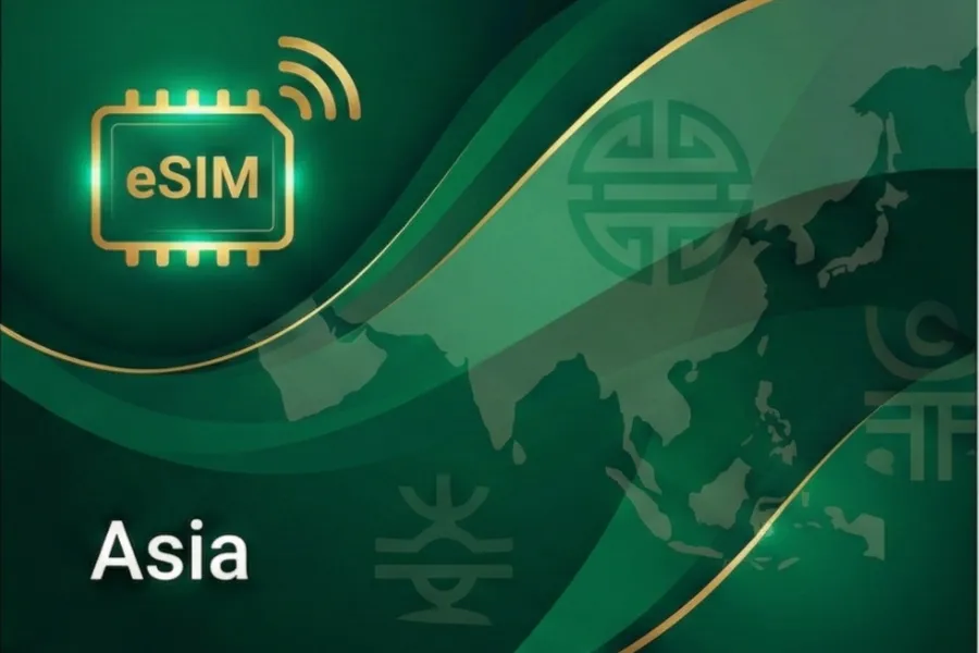 Asia (18+ countries) • Unlimited Data • 3 Days