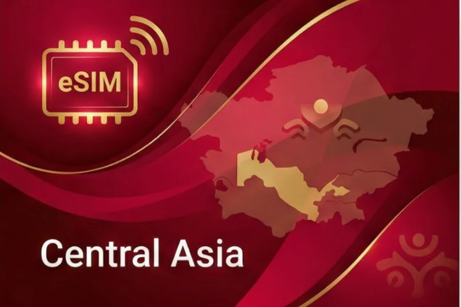 Central Asia (5+ countries) • 1 GB • 7 Days